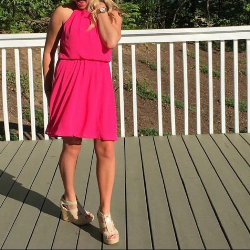 Hot Pink Dress